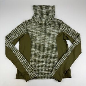 Nike Pro Hyperwarm Womens Size M Long Sleeve Brushed Training Shirt 933296-395